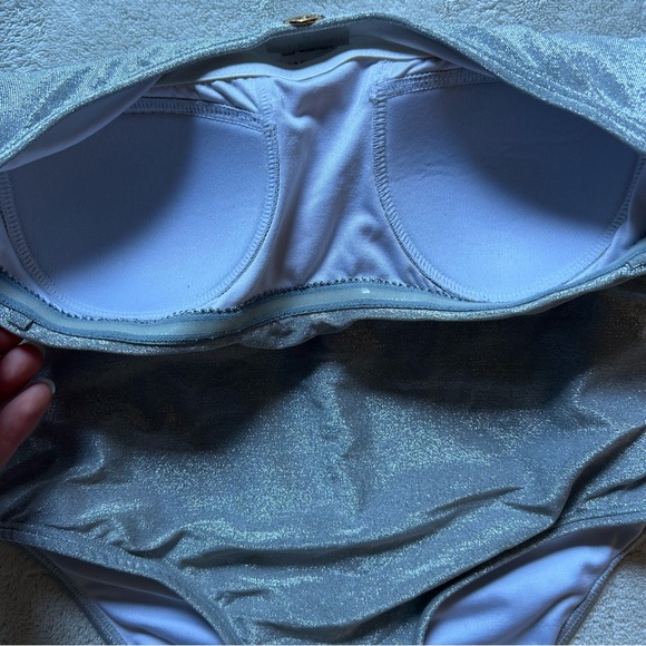 Sparkly Silver Ondademar one piece - Picture 2 of 8